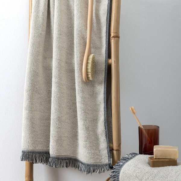 Πετσέτα Λουτρού Towels Collection 70x140 IGGY BLACK Μαύρο Palamaiki