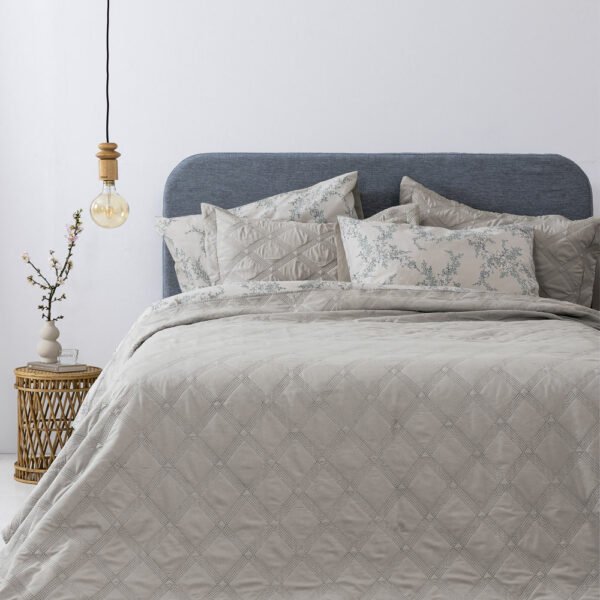 Σετ Κουβερλί μονό 160x240 IFIGENEIA BEIGE Μπεζ Palamaiki