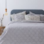 Σετ Κουβερλί υπέρδιπλο 220x240 IFIGENEIA SILVER Γκρι Palamaiki