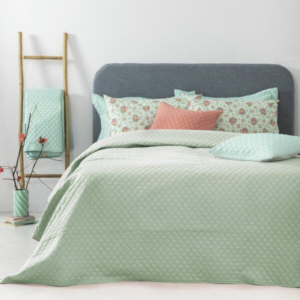 Σετ Κουβερλί ημίδιπλο 160x240 JENN/2 GREEN Πράσινο Palamaiki