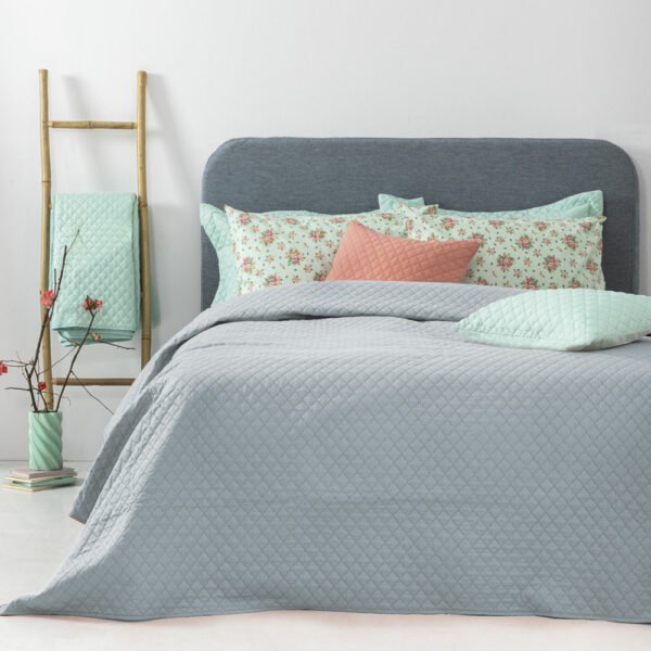 Σετ Κουβερλί υπέρδιπλο 220x240 JENN/2 GREY Γκρι Palamaiki