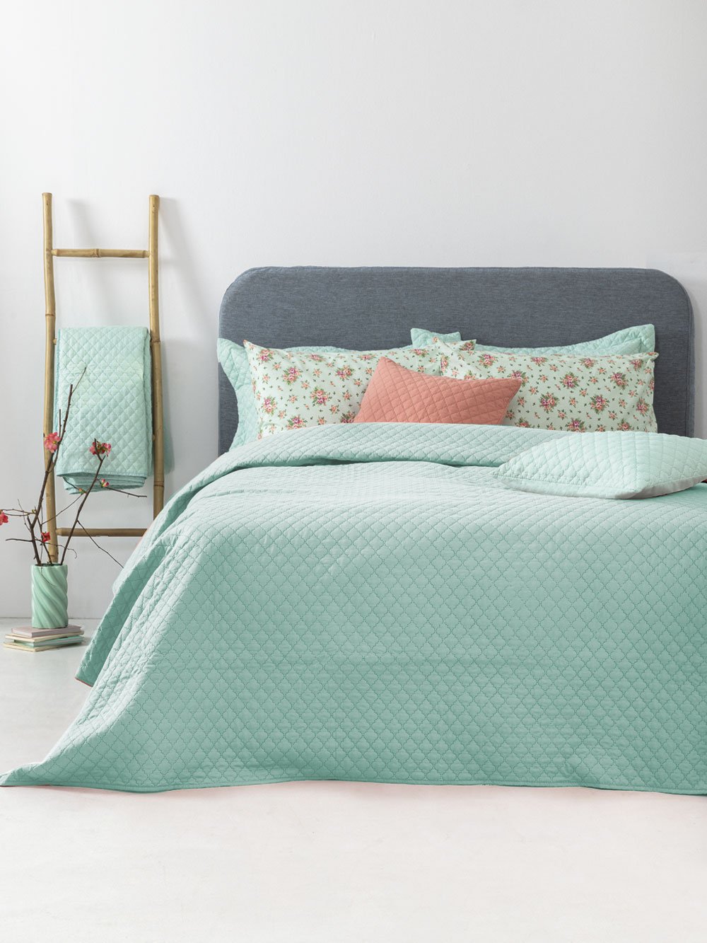 5205857290504_2_3 Σετ Κουβερλί King size 260x240 JENN/2 AQUA Γαλάζιο Palamaiki - Image 1