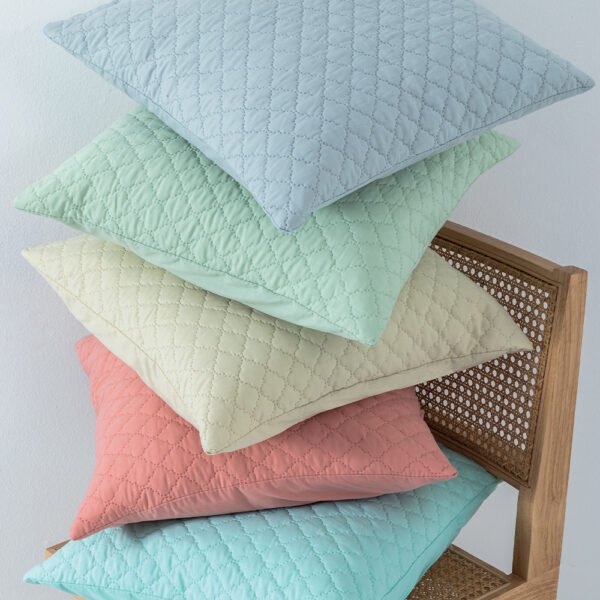 Διακοσμητική μαξιλαροθήκη 48x48 JENN/2 IVORY Μπεζ Palamaiki