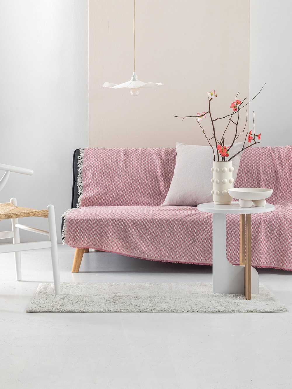 5205857290672_6 Ριχτάρι Διθέσιου Καναπέ MARY ROSE Ροζ Palamaiki - Image 1