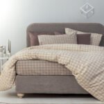 Σετ Μονά Σεντόνια Fashion Life 170x260 FL6266 Με Λάστιχο Καφέ Palamaiki