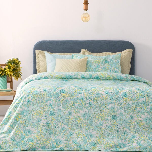 Σετ Μονά Σεντόνια Fashion Life 170x260 FL6275 Χωρίς Λάστιχο Γαλάζιο Palamaiki