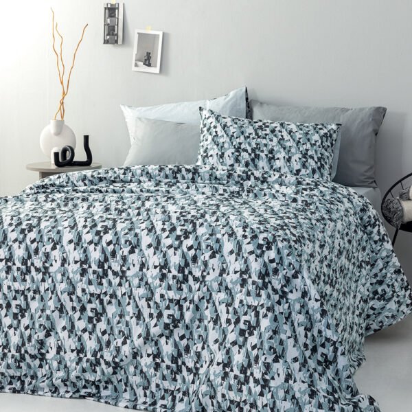 Σετ Υπέρδιπλα Σεντόνια Fashion Life 240x260 FL6277 Χωρίς Λάστιχο Μαύρο Palamaiki