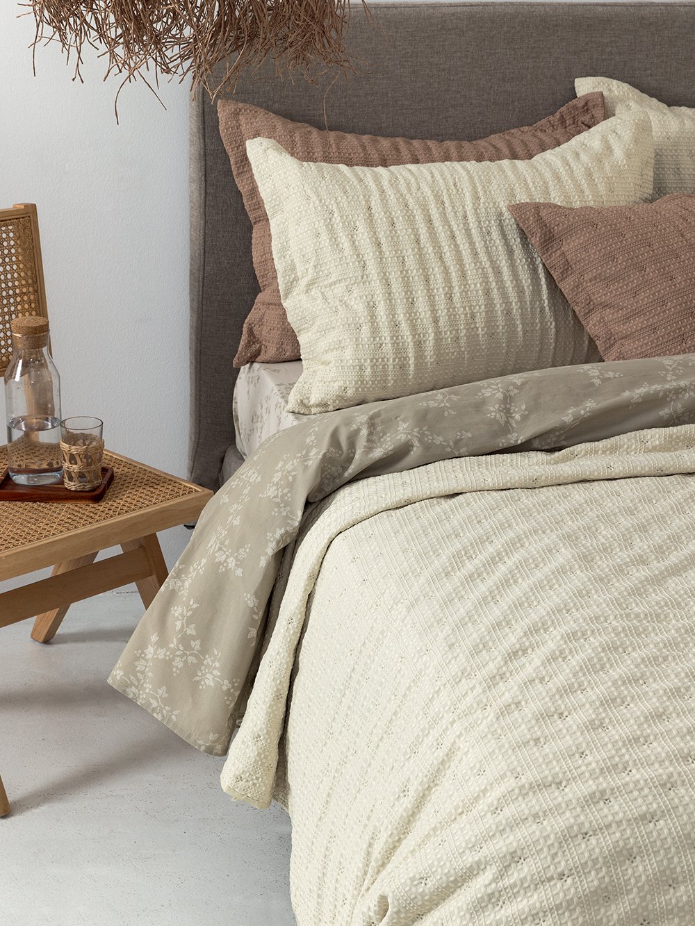 5205857292386_7 Κουβερλί ημίδιπλο 160x240 TOT IVORY Μπεζ Palamaiki - Image 1