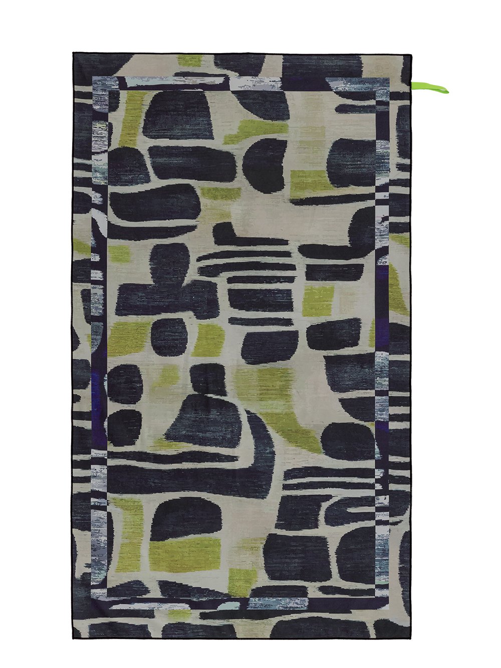 5205857292577_2 Πετσέτα Θαλάσσης Beach Collection 90x160 EM36 Μαύρο Palamaiki - Image 1