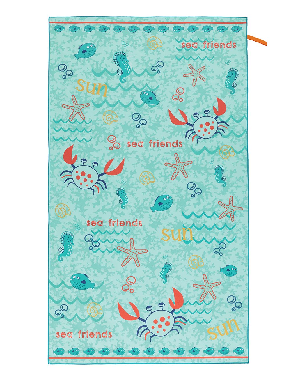 5205857292645_2 Πετσέτα Θαλάσσης Beach Collection 90x160 NM16 Γαλάζιο Palamaiki MicroFiber - Image 1