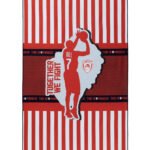 Πετσέτα Θαλάσσης Beach Collection 90x160 NM OLYMPIACOS Κόκκινο Palamaiki MicroFiber