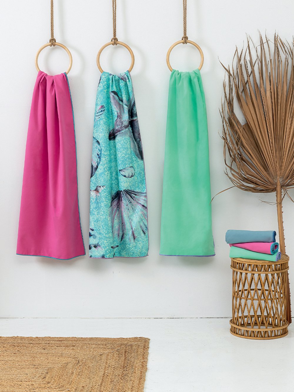 5205857292768_5 Πετσετα Γυμναστηριου 90x160 ACTIVE PINK Ροζ Palamaiki - Image 1