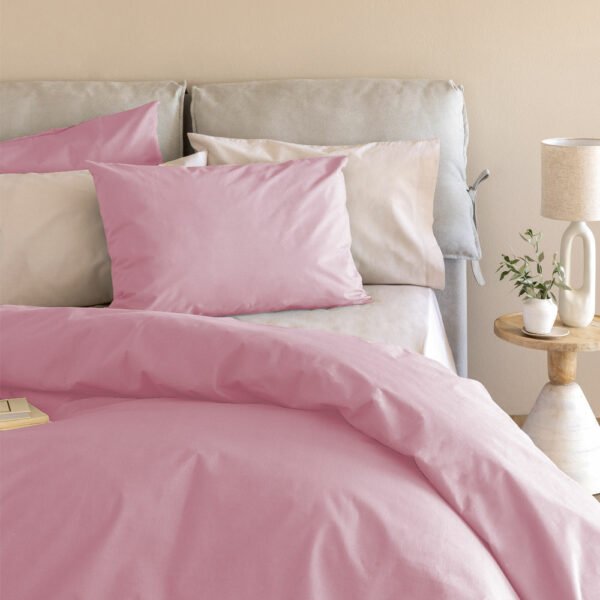 Σετ Μονά Σεντόνια 170x260 ETOILE/2 PINK Χωρίς Λάστιχο Ροζ Palamaiki