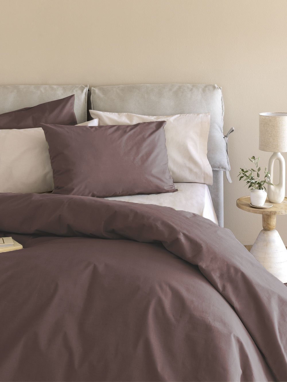 5205857293765_5 Σετ Μονά Σεντόνια 110x200+32 ETOILE/2 BROWN Με Λάστιχο Καφέ Palamaiki - Image 1