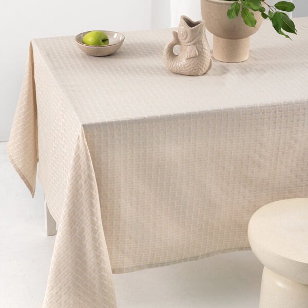 Τραπεζομάντηλο Αλεκιαστο Formal Dinner 175x320 MILLY BEIGE Μπεζ Palamaiki