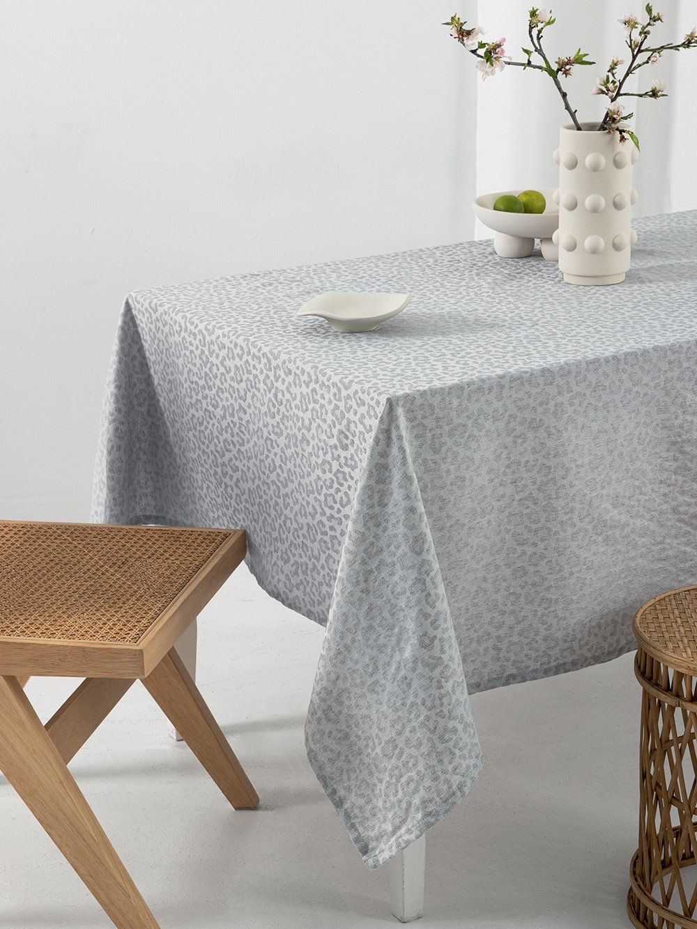 5205857295516_2 Τραπεζομάντηλο Αλεκιαστο Formal Dinner 175x260 LITA GREY Γκρι Palamaiki - Image 1