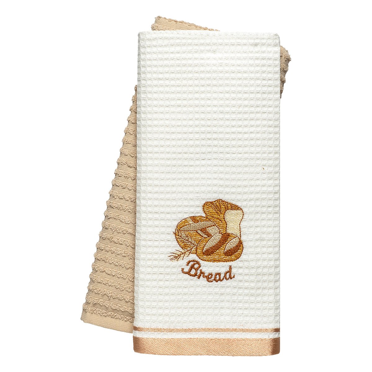 8813 Beauty Home Ποτηρόπανα σετ 2τμχ Bread Art 8813 40x60 Μπεζ - Image 1