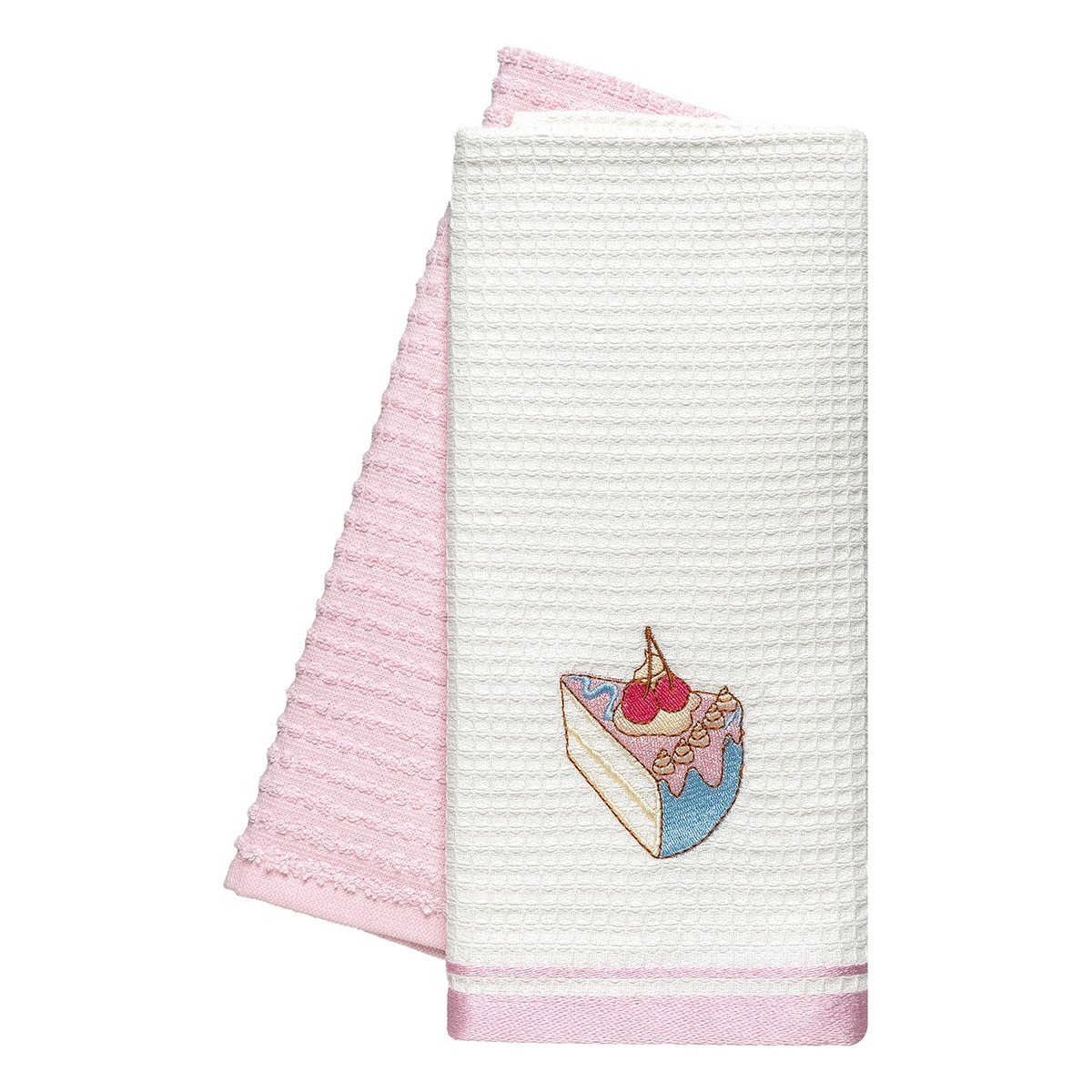 8817 Beauty Home Ποτηρόπανα σετ 2τμχ Cake Art 8817 40x60 Ροζ - Image 1