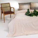ΚΟΥΒΕΡΤΑ FLANNEL ΥΠΕΡΔΙΠΛΗ 220x240  TOKYO ECRU MELINEN