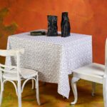 ΤΡΑΠΕΖΟΜΑΝΤΗΛΟ EDMONDE WHITE 140Χ180 MELINEN