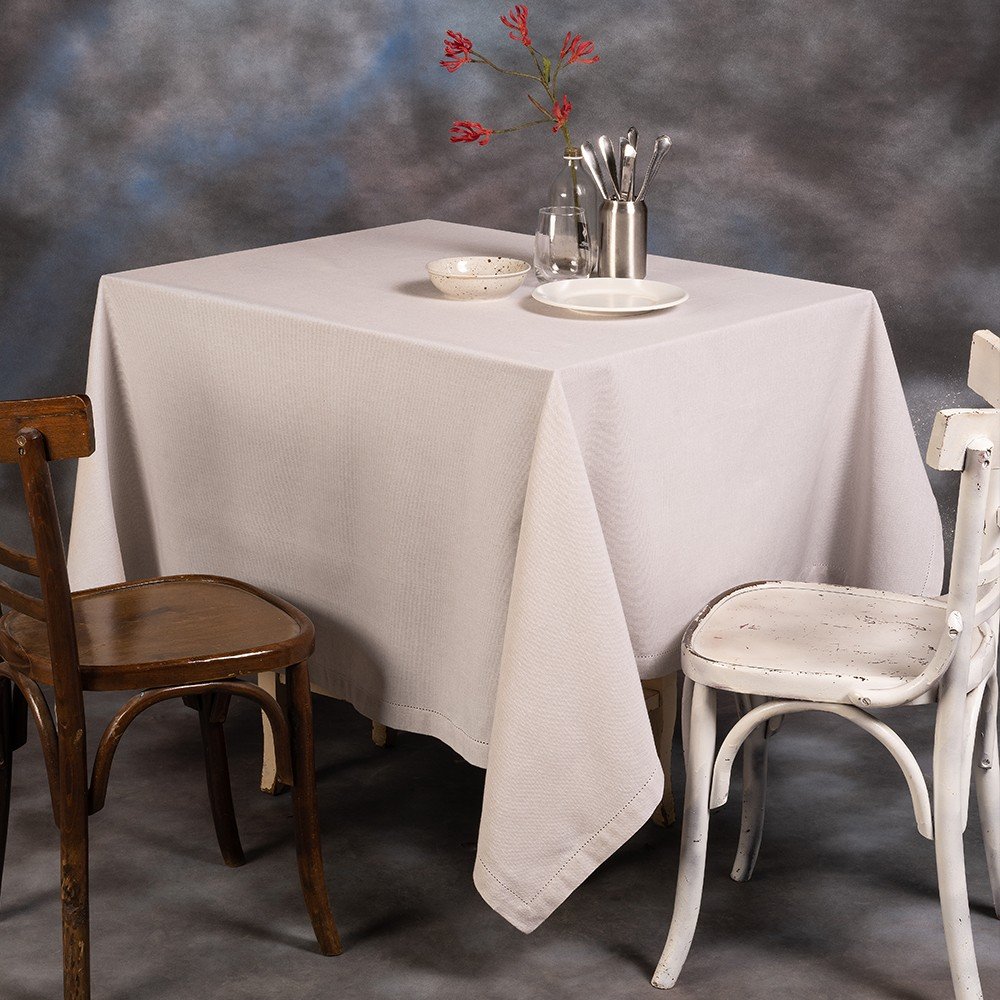 13638 ΤΡΑΠΕΖΟΜΑΝΤΗΛΟ LUISE LIGHT GREY 150Χ150 MELINEN - Image 1