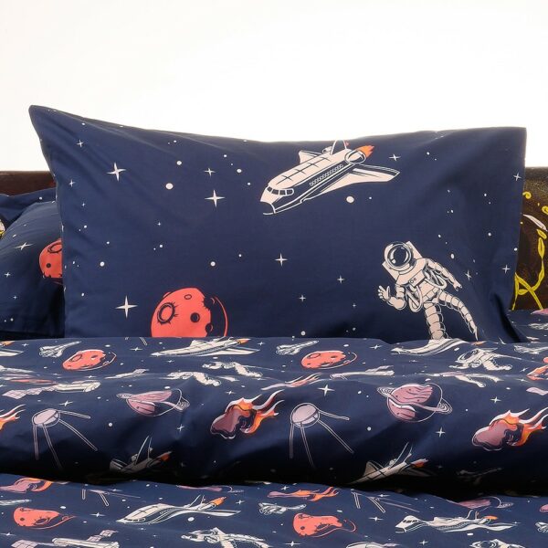 ΣΕΤ ΜΑΞΙΛΑΡΟΘΗΚΕΣ PLANET BLUE KIDS LINE 50X70 MELINEN