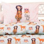 ΣΕΤ ΜΑΞΙΛΑΡΟΘΗΚΕΣ INDIAN GIRL LIGHT BLUE KIDS LINE 50X70 MELINEN