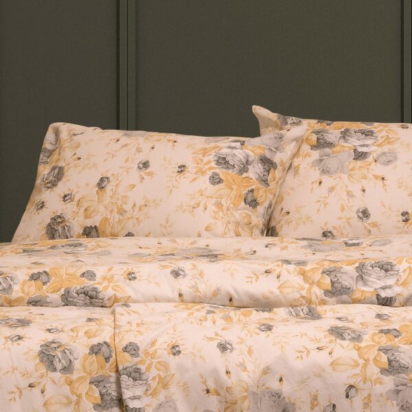 ΣΕΤ ΜΑΞΙΛΑΡΟΘΗΚΕΣ ΦΑΝΕΛΕΝΙΕΣ PEONIA GREY (53X72) MELINEN