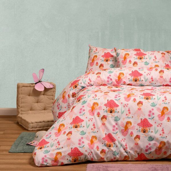 ΠΑΠΛΩΜΑΤΟΘΗΚΗ ΜΟΝΗ MAGIC PINK KIDS LINE (165X245) MELINEN
