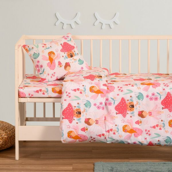 ΠΑΠΛΩΜΑΤΟΘΗΚΗ ΚΟΥΝΙΑΣ MAGIC PINK BABY LINE (110X160) MELINEN