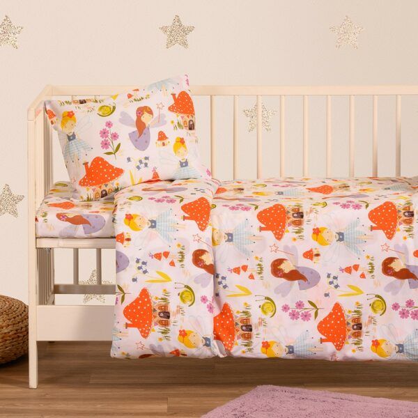 ΣΕΤ ΣΕΝΤΟΝΙΑ ΚΟΥΝΙΑΣ MAGIC PEACH BABY LINE (120X170) MELINEN