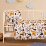 ΣΕΤ ΣΕΝΤΟΝΙΑ ΚΟΥΝΙΑΣ (Λ) EXPLORER BLUE BABY LINE (70Χ140+17) MELINEN