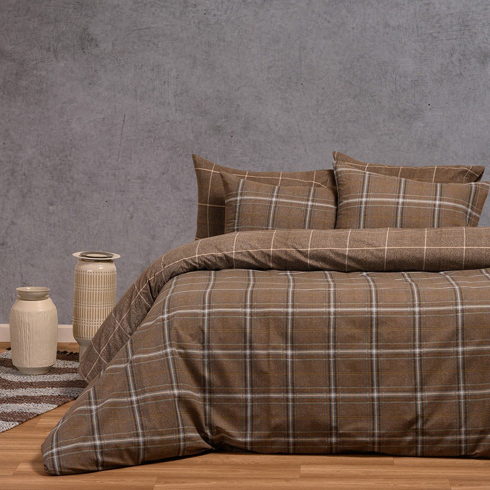 17795 ΣΕΤ ΣΕΝΤΟΝΙΑ ΜΟΝΑ (Λ) DIEGO MOCCA ULTRA LINE (100X200+32) MELINEN - Image 1