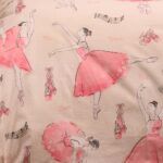 ΣΕΤ ΣΕΝΤΟΝΙΑ ΦΑΝΕΛΕΝΙΑ ΜΟΝΑ (Λ) BALLET ECRU (100X200+30) WINTER LINE KIDS MELINEN - Image 2