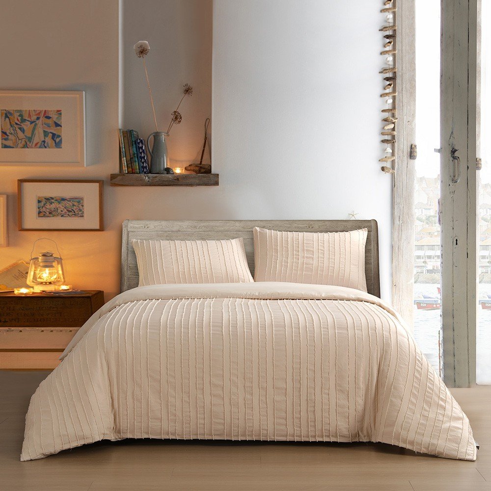 18299 ΣΕΤ ΠΑΠΛΩΜΑΤΟΘΗΚΗ (3 ΤΕΜ.) ΥΠΕΡΔΙΠΛΗ LUNA ECRU (225X240) MELINEN - Image 1