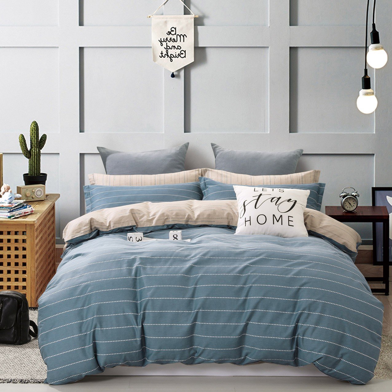 18683 ΣΕΤ ΠΑΠΛΩΜΑΤΟΘΗΚΗ (3 ΤΕΜ.) ΥΠΕΡΔΙΠΛΗ NOVA PRIME LINE (220X240) MELINEN - Image 1