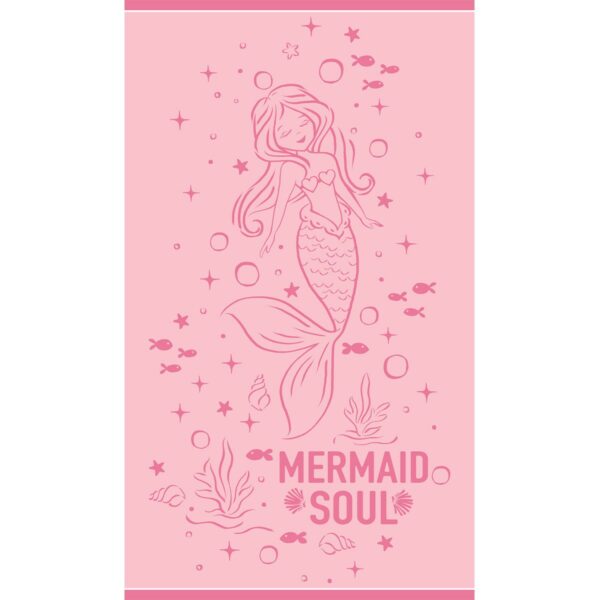 ΠΑΙΔΙΚΗ ΠΕΤΣΕΤΑ ΘΑΛΑΣΣΗΣ ARIEL PINK (70Χ120) MELINEN