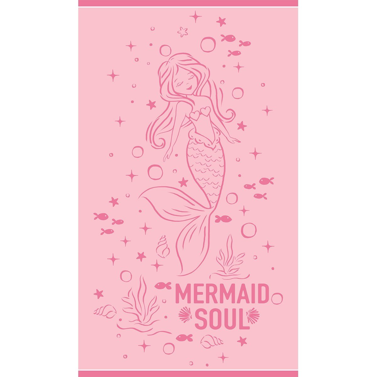 18702 ΠΑΙΔΙΚΗ ΠΕΤΣΕΤΑ ΘΑΛΑΣΣΗΣ ARIEL PINK (70Χ120) MELINEN - Image 1