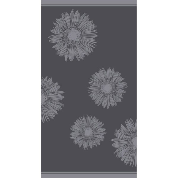 ΠΕΤΣΕΤΑ ΘΑΛΑΣΣΗΣ FLOWER DARK GREY (86Χ160) MELINEN