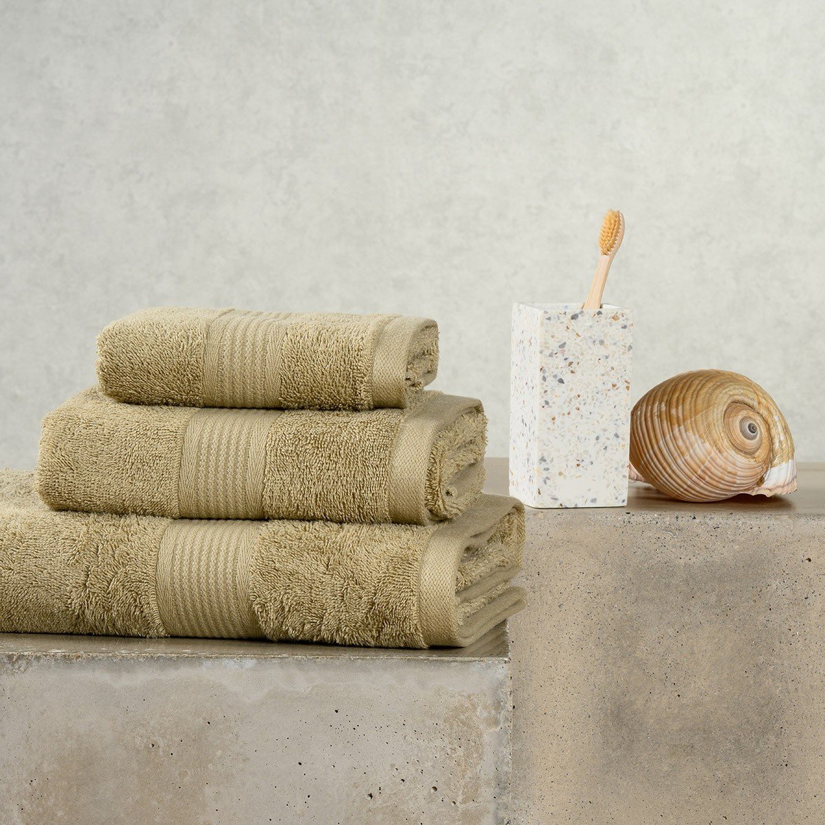 18720 ΠΕΤΣΕΤΕΣ ΣΕΤ 3 ΤΕΜΑΧΙΩΝ KENZO OLIVE MELINEN - Image 1