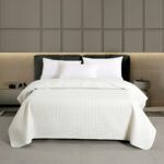ΚΟΥΒΕΡΛΙ ΥΠΕΡΔΙΠΛΟ ZARA WHITE (220Χ240) MELINEN