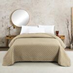 ΚΟΥΒΕΡΛΙ KING SIZE RENZO BEIGE/ECRU (260Χ240) MELINEN