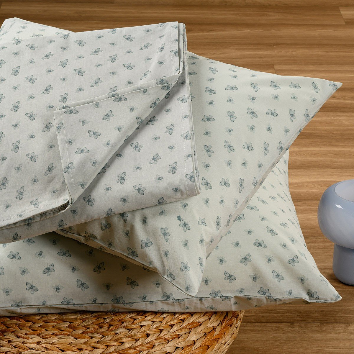 19627 ΣΕΝΤΟΝΙ (ΣΕΤ 2 ΤΕΜ.) 100Χ200+32 DOLORES PASTEL CASUAL LINE MINI MELINEN - Image 1