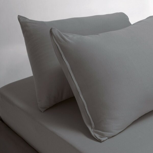 ΣΕΝΤΟΝΙ JERSEY (ΣΕΤ 3 ΤΕΜ.) 180Χ200+35 GREY MELINEN