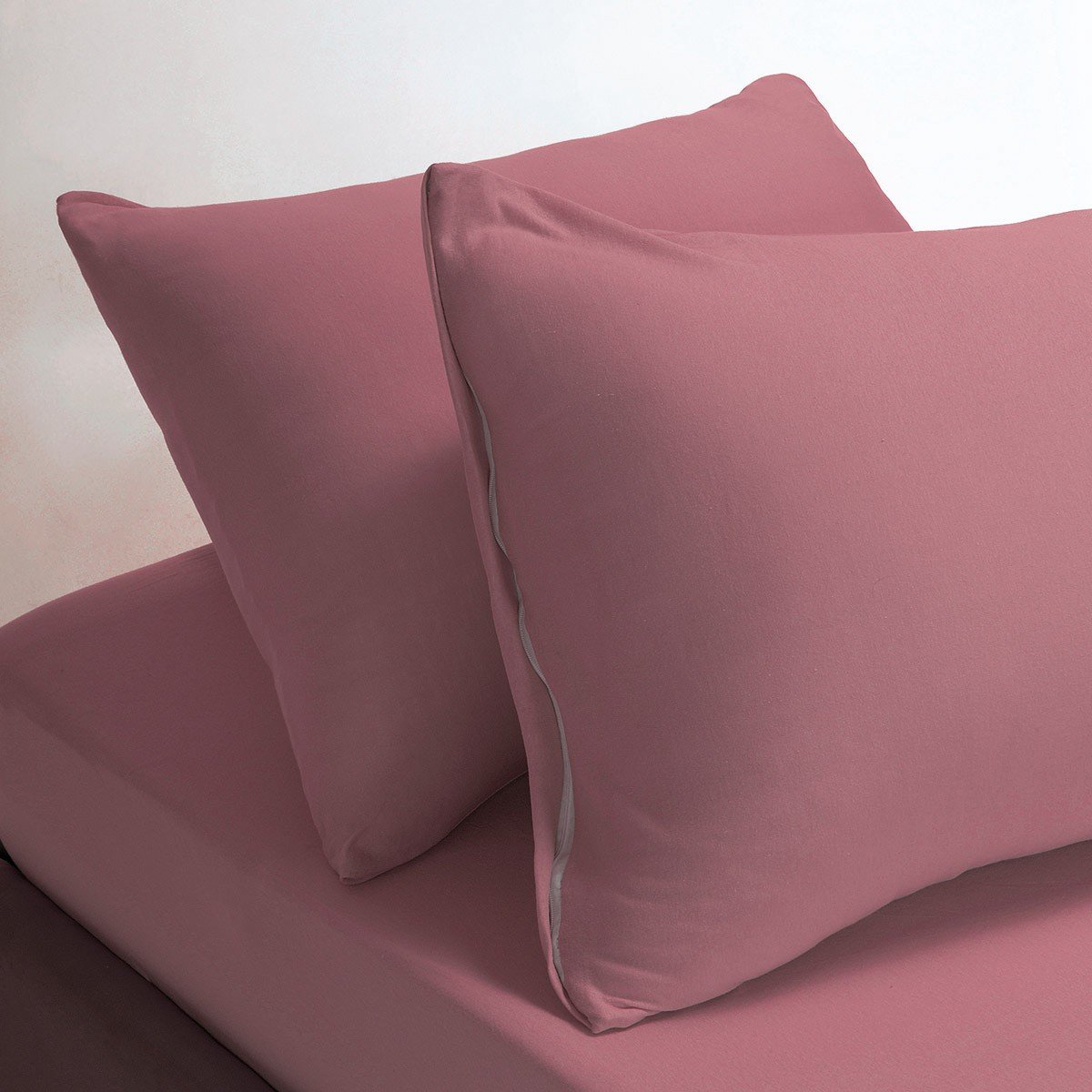 19665 ΣΕΝΤΟΝΙ JERSEY (ΣΕΤ 3 ΤΕΜ.) 180Χ200+35 DUSTY PINK MELINEN - Image 1