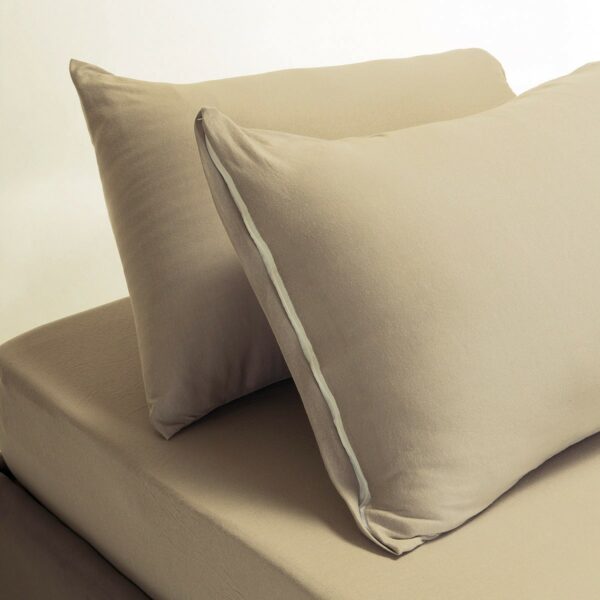 ΣΕΝΤΟΝΙ JERSEY (ΣΕΤ 2 ΤΕΜ.) 100Χ200+35 BEIGE MELINEN