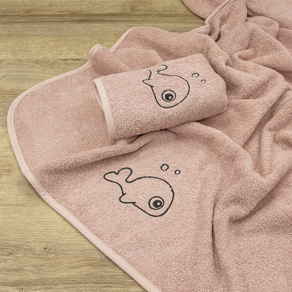 4800000565 LINO ΣΕΤ ΠΕΤΣΕΤΕΣ FISH PINK 2ΤΜΧ - Image 1