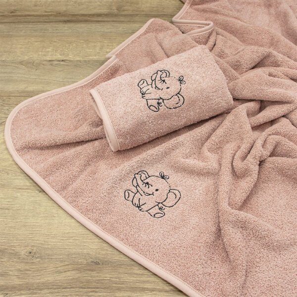 LINO ΣΕΤ ΠΕΤΣΕΤΕΣ ELEPHANTAKI PINK 2ΤΜΧ