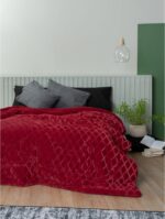 Κουβερτοπάπλωμα Ημίδιπλο 160x240 Palamaiki Nadine Red