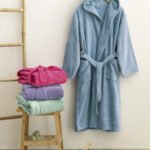 Μπουρνούζι με Κουκούλα Kids Bath JUNIOR DENIM 8-10 Μπλε Palamaiki